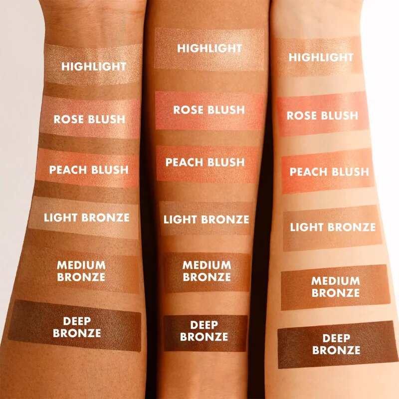 ICONIC London Multi-Use Cream Blush Bronze and Highlight Palette мултифункционална палитра за лице 6x3.2 гр.