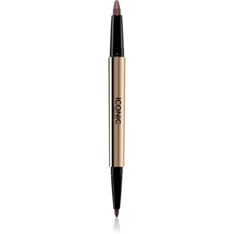 ICONIC London Smokey Eye Duo Kajal двустранен молив за очи цвят Spiced Plum 0.85 гр.