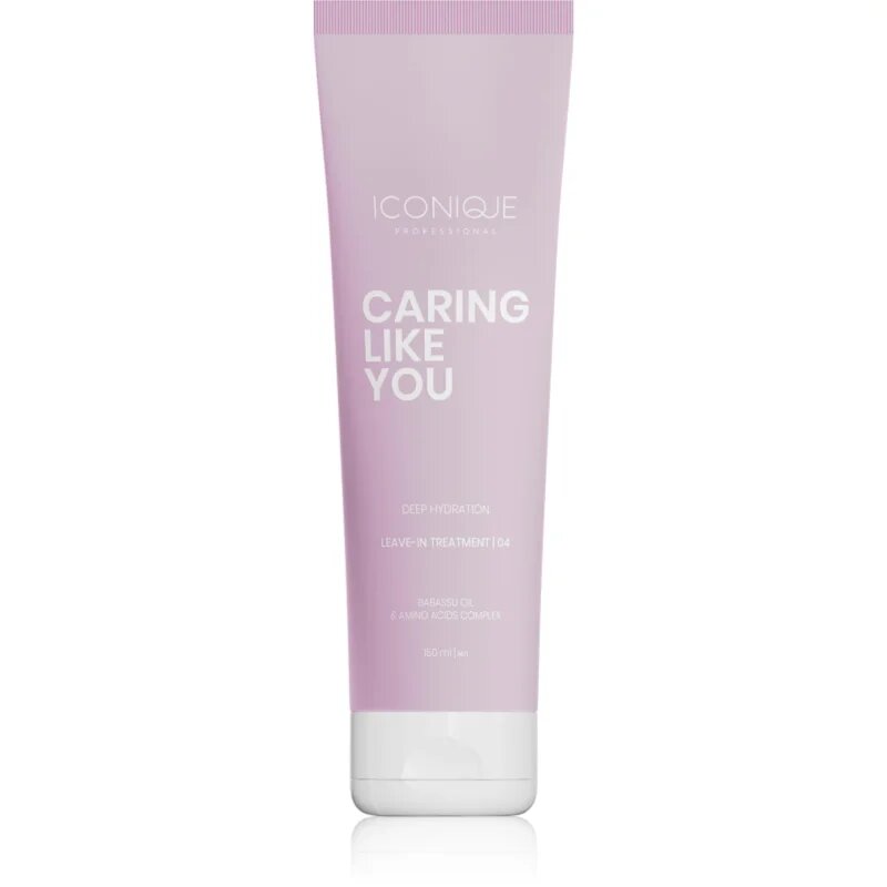 ICONIQUE Professional CARING LIKE YOU Deep Hydration грижа без отмиване за суха и увредена коса 150 мл.