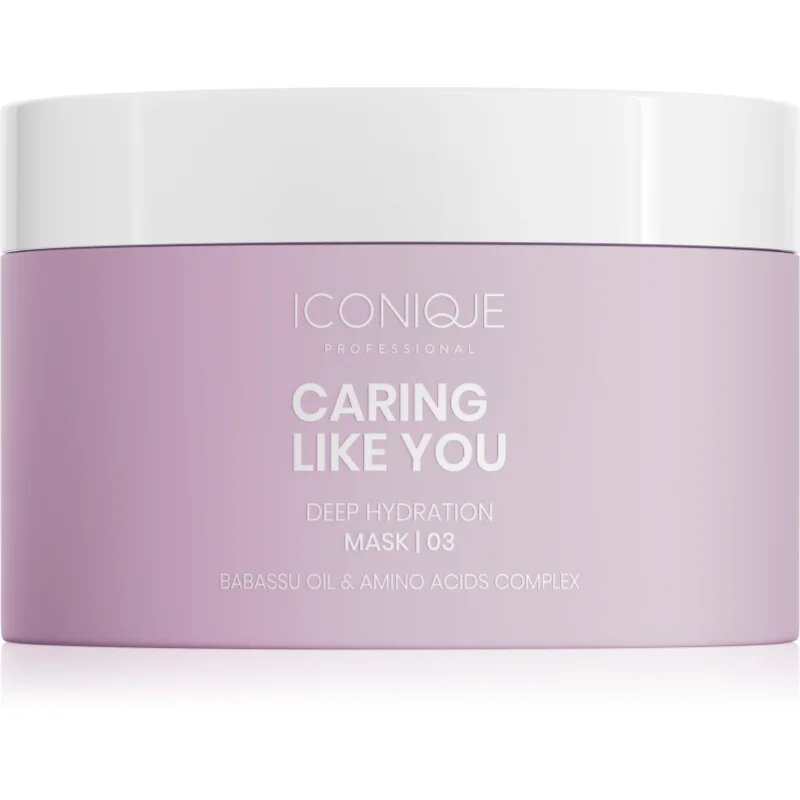ICONIQUE Professional CARING LIKE YOU Deep Hydration хидратираща в дълбочина маска за суха и увредена коса 200 мл.