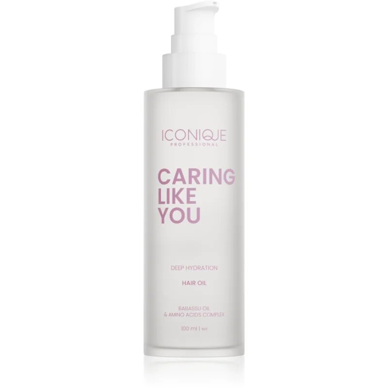 ICONIQUE Professional CARING LIKE YOU Deep Hydration хидратиращо олио за суха и увредена коса 100 мл.