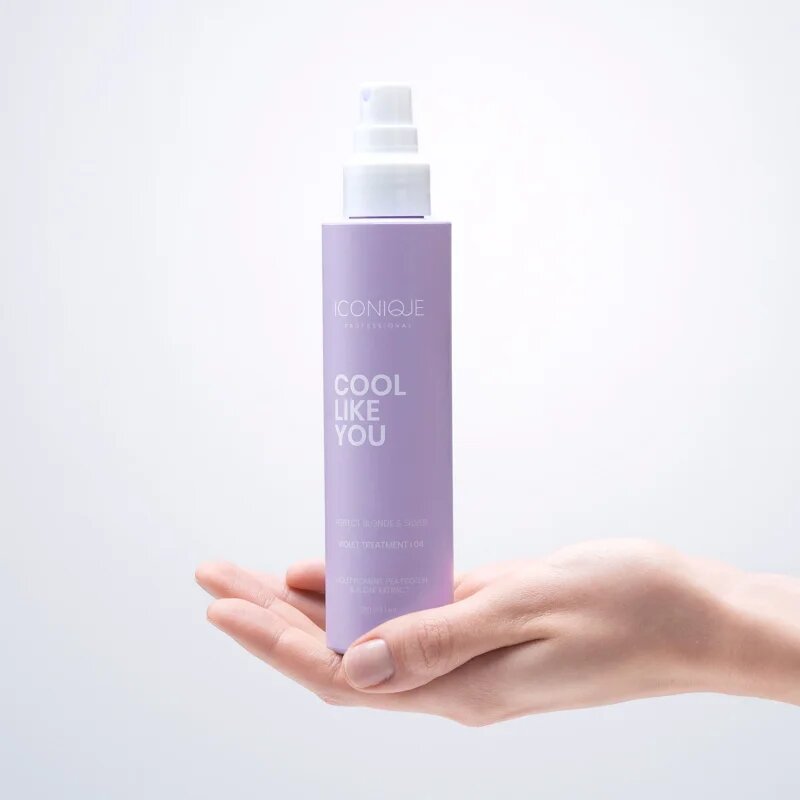 ICONIQUE Professional COOL LIKE YOU Perfect Blonde & Silver Violet грижа без отмиване неутрализиращ жълтеникавите оттенъци 150 мл.