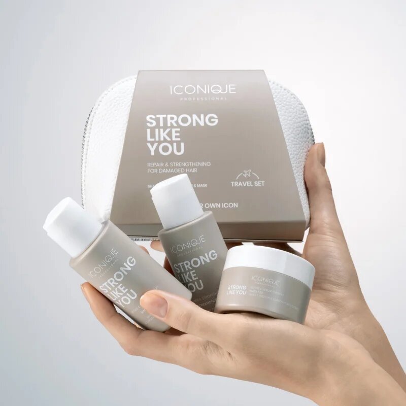 ICONIQUE Professional STRONG LIKE YOU Repair & Strengthening регенериращ шампоан за увредена коса 70 мл.