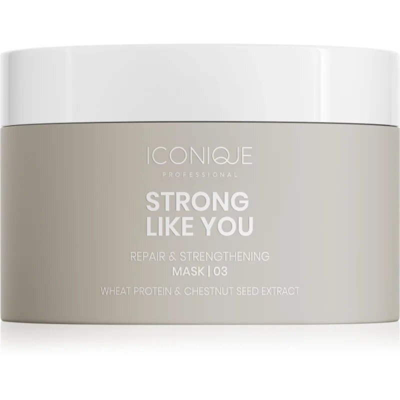 ICONIQUE Professional STRONG LIKE YOU Repair & Strengthening регенерираща маска за увредена коса 200 мл.