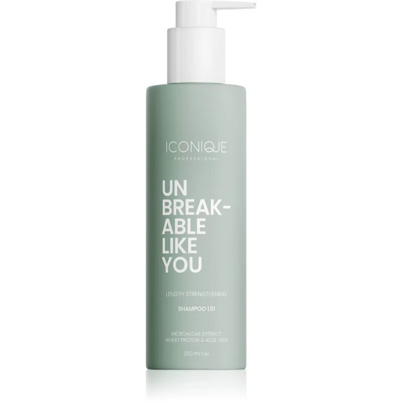 ICONIQUE Professional UNBREAKABLE LIKE YOU Length Strengthening шампоан за укрепване на дължината на косата 250 мл.