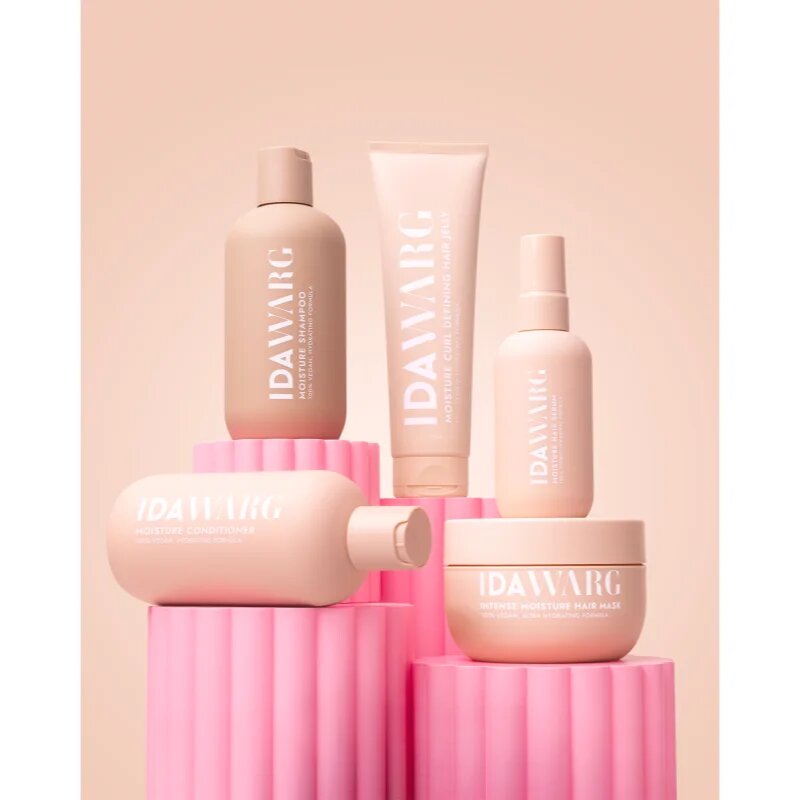 IDA WARG Beauty Moisture Shampoo хидратиращ шампоан за дефиниране на вълни 250 мл.