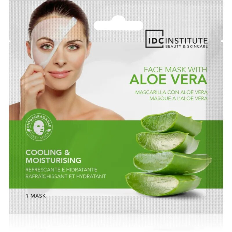 IDC INSTITUTE Aloe Vera освежаваща маска за лице 22 гр.