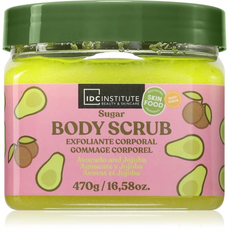 IDC INSTITUTE Avocado and Jojoba Oil пилинг за тяло 470 мл.