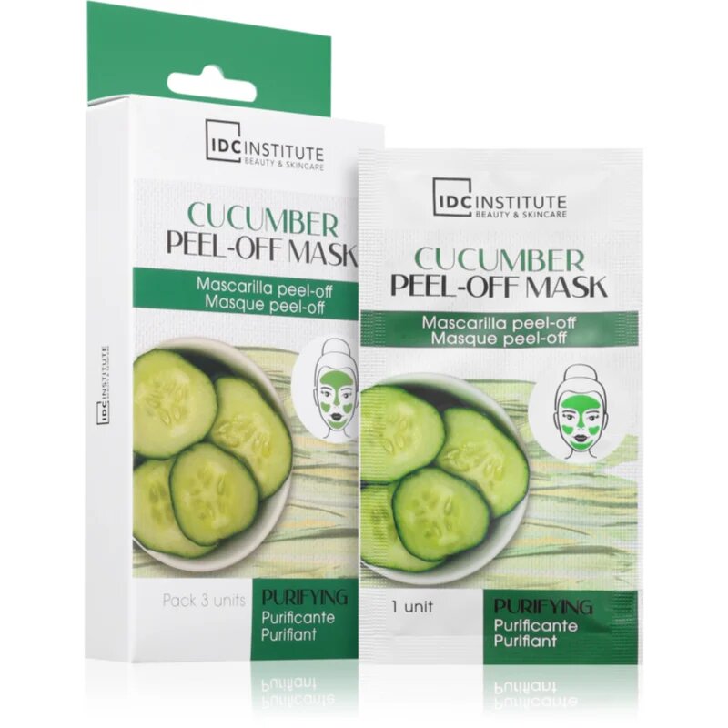 IDC INSTITUTE Cucumber отлепваща се маска за лице 3x8 гр.