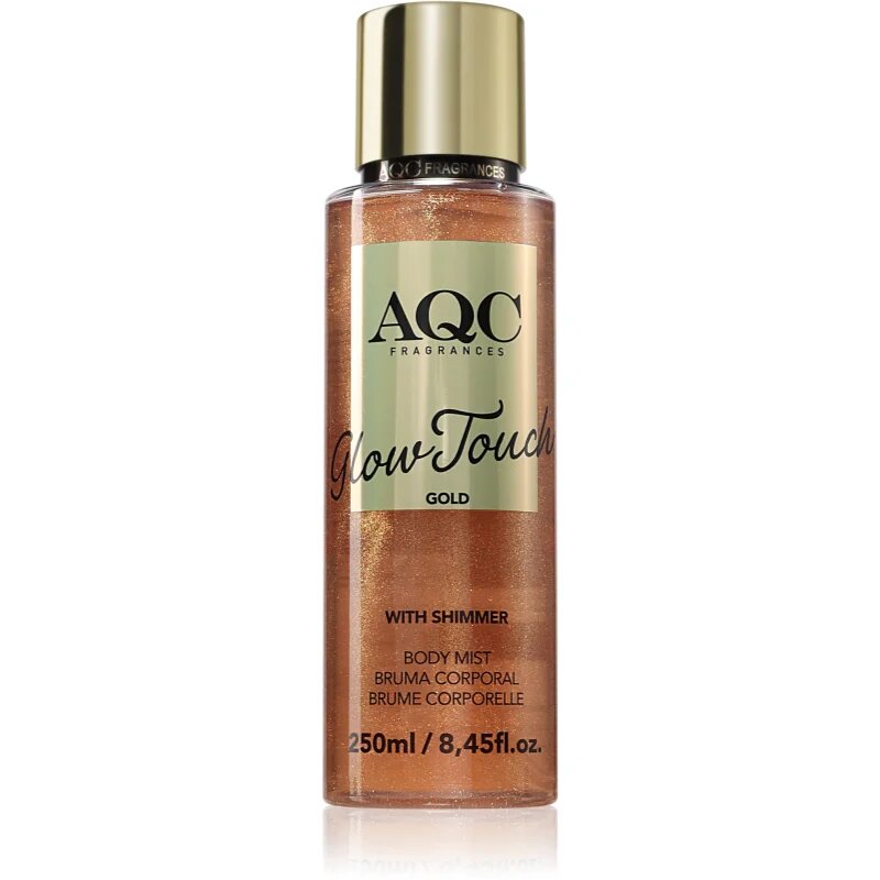 IDC INSTITUTE Glow Touch Gold мъгла за тяло с блясък 250 мл.