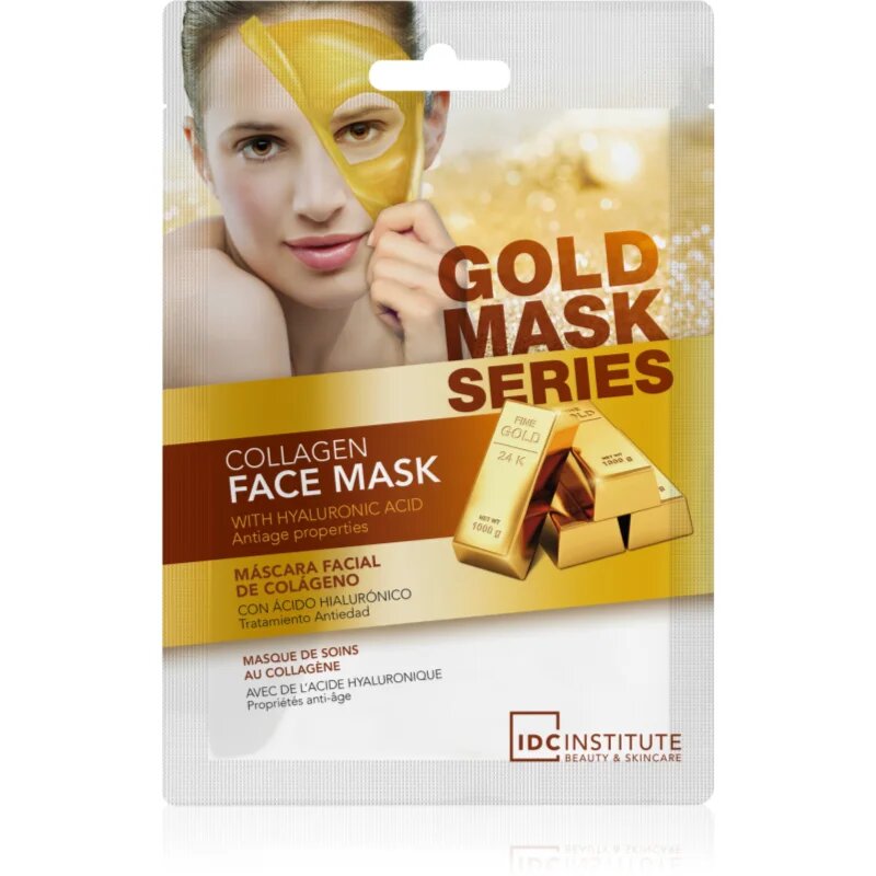 IDC INSTITUTE Gold Mask Series хидратираща маска за лице със злато 60 гр.