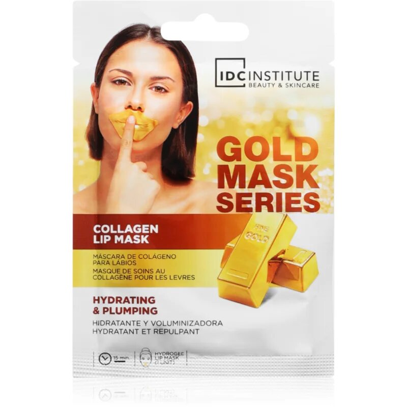 IDC INSTITUTE Gold Mask Series хидратираща маска за устни 8 гр.