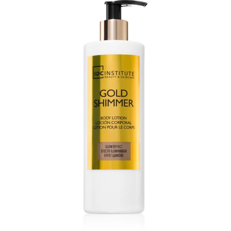 IDC INSTITUTE Gold Shimmer хидратиращо мляко за тяло 400 мл.