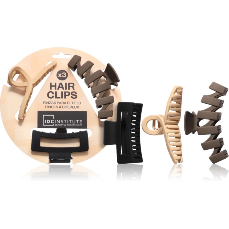 IDC INSTITUTE Hair Clips клипс за коса 3 бр.