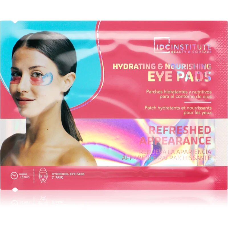 IDC INSTITUTE Hydrating & Nourishing възстановяващи възглавнички с хидрогел за очи 2x4 гр.