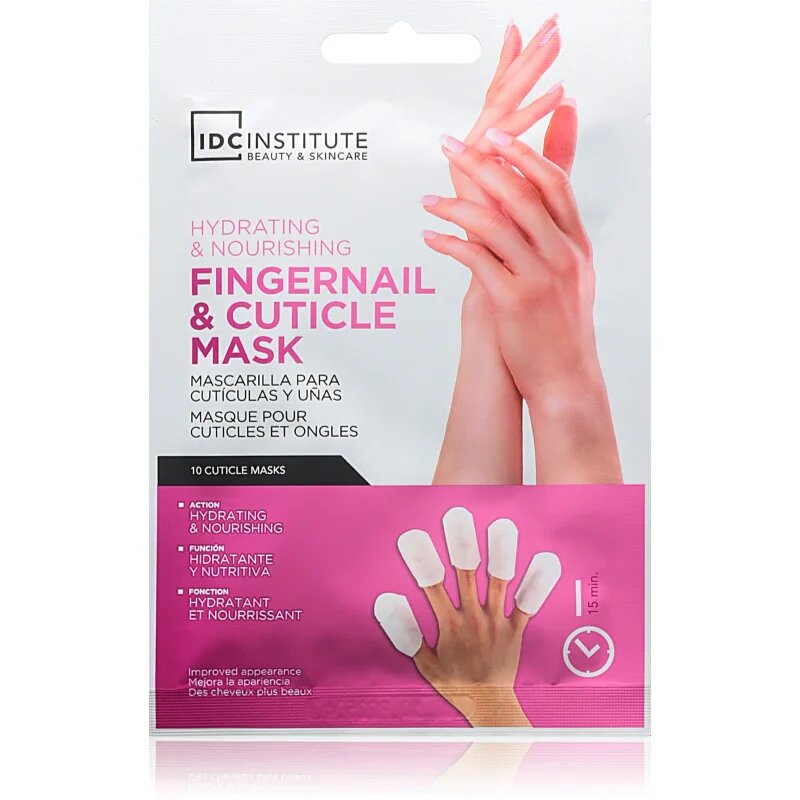 IDC INSTITUTE Moisture & Nourish Fingernails Mask подхранваща маска за нокти 20 гр.