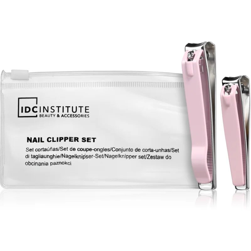 IDC INSTITUTE Nails Clipper Set клещи за нокти 2 бр.