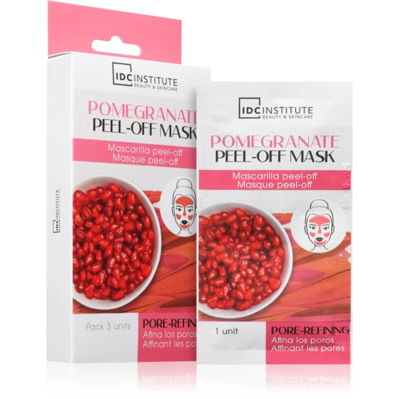 IDC INSTITUTE Pomegranate отлепваща се маска 3x8 мл.