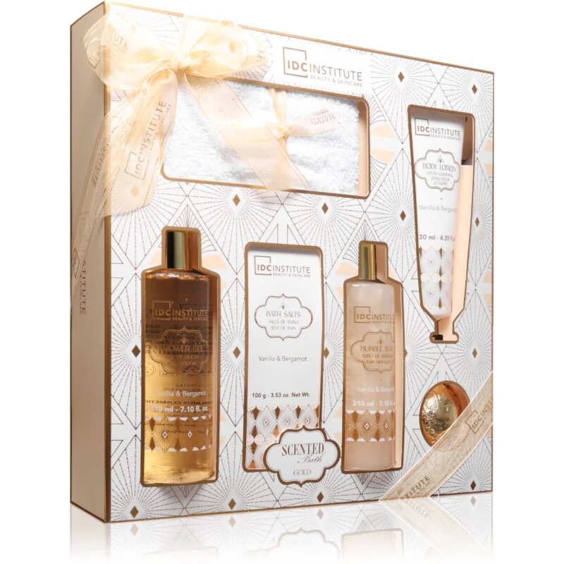 IDC INSTITUTE Scented Bath Gold подаръчен комплект за жени