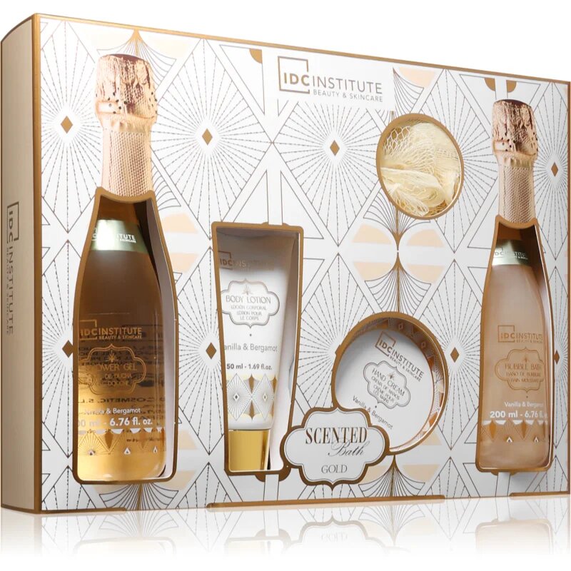 IDC INSTITUTE Scented Bath Gold подаръчен комплект за жени