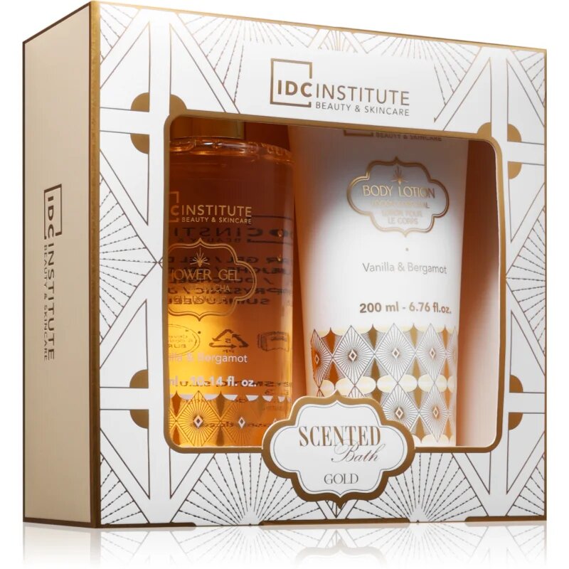 IDC INSTITUTE Scented Bath Gold подаръчен комплект за жени
