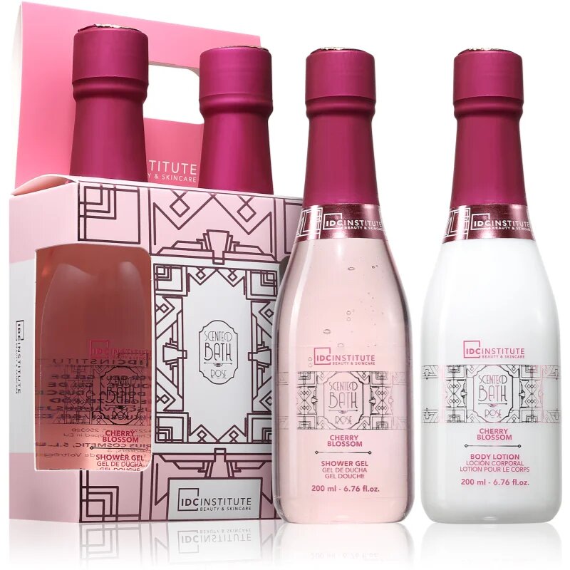 IDC INSTITUTE Scented Bath Rose подаръчен комплект за жени