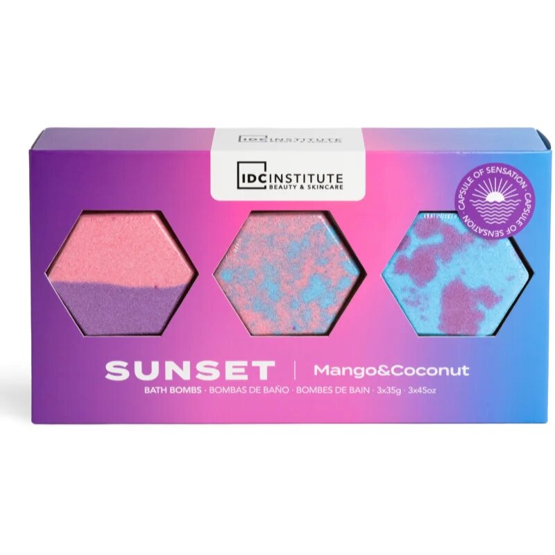 IDC INSTITUTE Sunset подаръчен комплект за вана