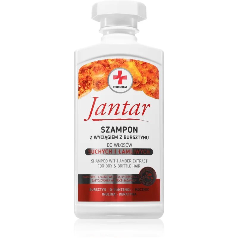 Ideepharm Jantar Medica интензивен подхранващ шампоан за суха коса 330 мл.