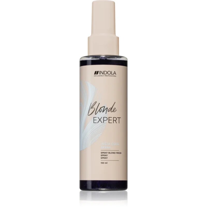 Indola Blond Expert Insta Cool спрей за коса неутрализиращ жълтеникавите оттенъци 150 мл.