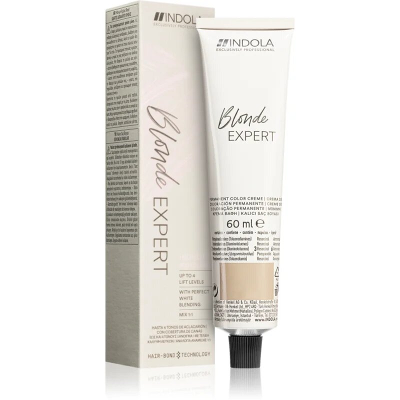 Indola Blond Expert перманентната боя за коса за руса коса цвят 1000.27 60 мл.