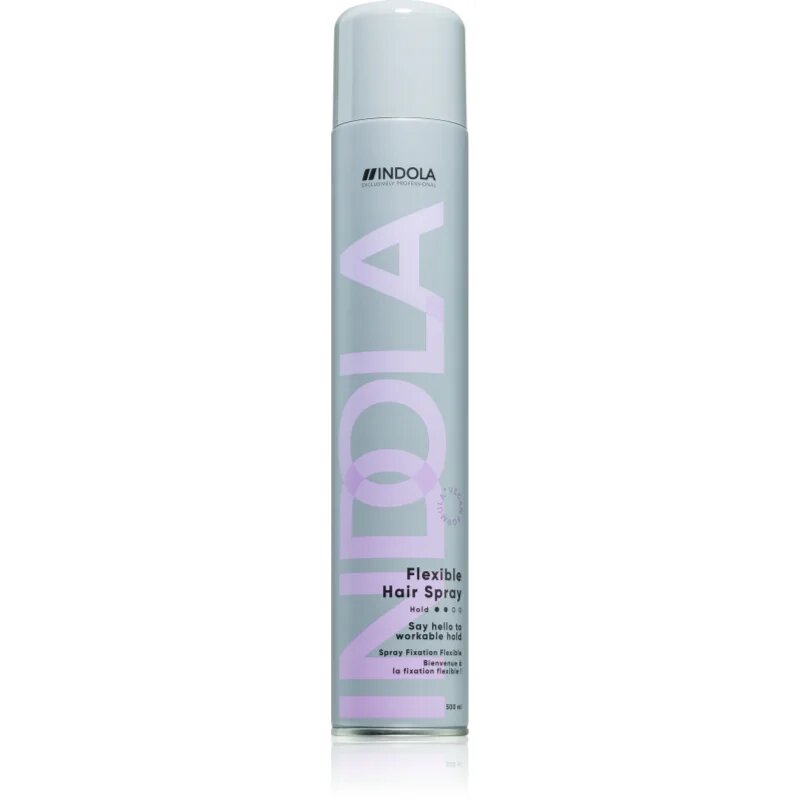 Indola Flexible Hair Spray лак за коса за естествена фиксация 500 мл.