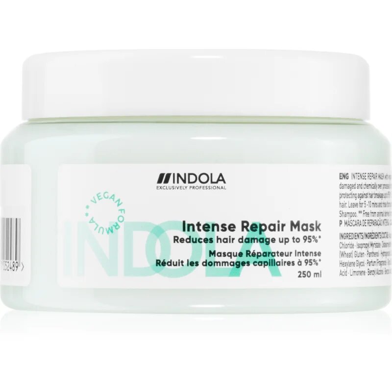 Indola Repair Intense Repair Mask подсилваща маска за силно изтощена коса 250 мл.