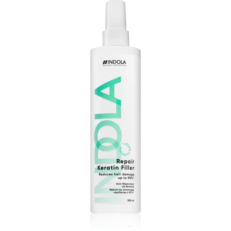 Indola Repair Keratin Filler регенерираща процедура за увредена и химически третирана коса 300 мл.