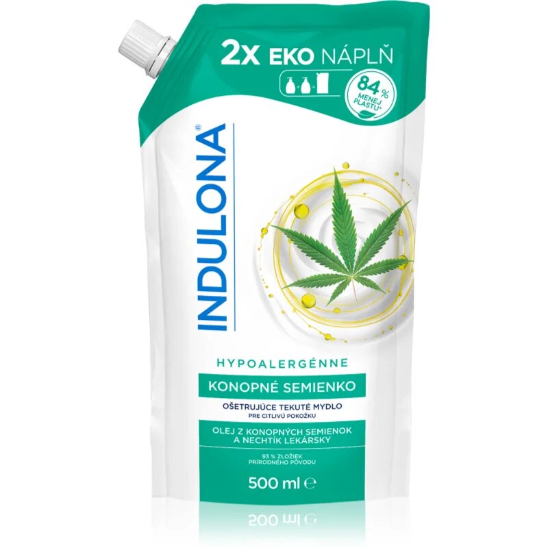 Indulona Hempseed течен сапун пълнител 500 мл.