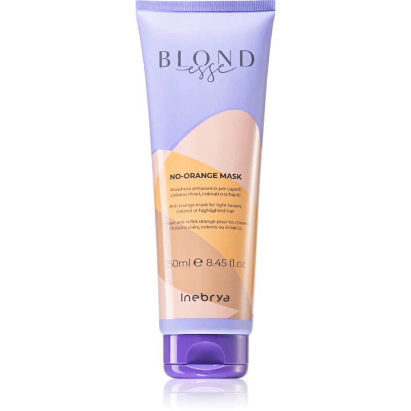 Inebrya BLONDesse No-Orange Mask маска за коса неутрализиращ кафеникавите оттенъци 250 мл.