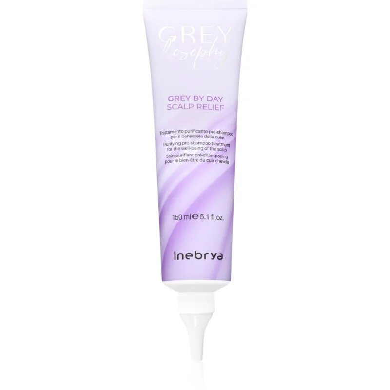 Inebrya Greylosophy Scalp Relief Pre-Shampoo Treatment грижа за използване преди нанасянето на шампоан за скалпа 150 мл.