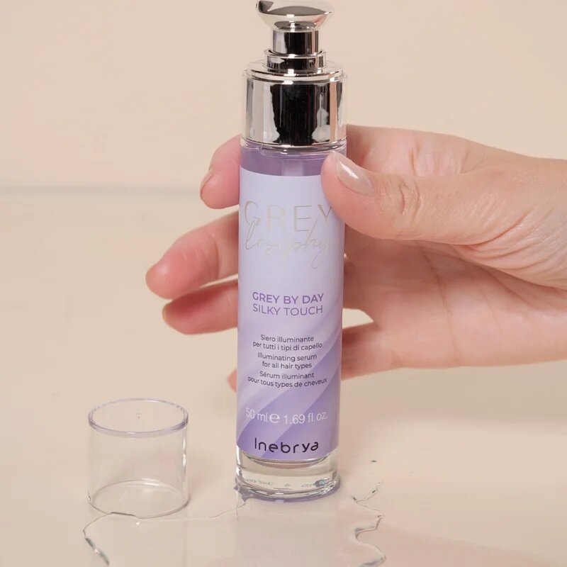 Inebrya Greylosophy Silky Touch Serum озаряващ серум за сива коса 50 мл.