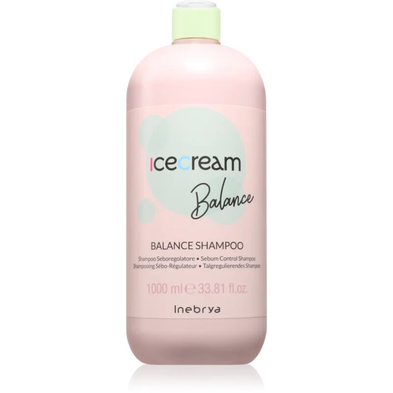 Inebrya Ice Cream Balance Shampoo шампоан за мазна коса 1000 мл.