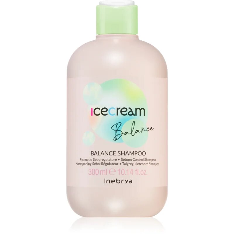 Inebrya Ice Cream Balance Shampoo шампоан за регулиране на себума 300 мл.