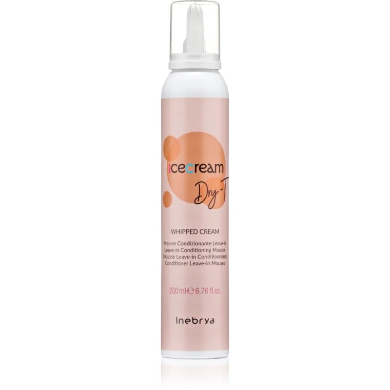 Inebrya Ice Cream Dry-T Whipped Cream хидратираща пяна За коса 200 мл.