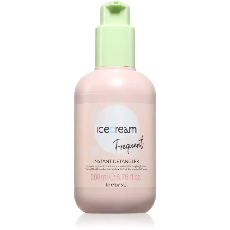 Inebrya Ice Cream Frequent Instant Detangler крем без отмиване за по-лесно разресване на косата 200 мл.