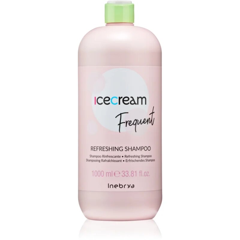 Inebrya Ice Cream Frequent Refreshing Shampoo освежаващ шампоан с мента пиперита 1000 мл.