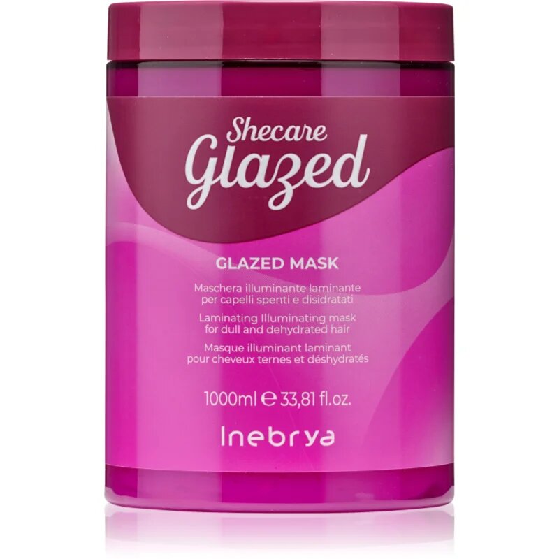 Inebrya Shecare Glazed Mask хидратираща маска за блясък и мекота на косата 1000 мл.