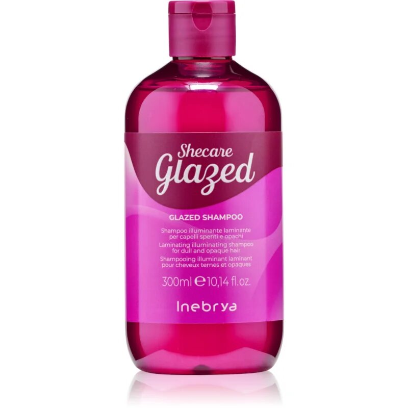 Inebrya Shecare Glazed Shampoo шампоан за блясък за блясък и мекота на косата 300 мл.