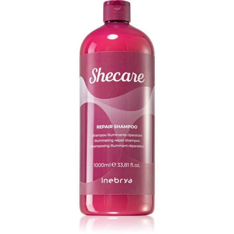 Inebrya Shecare Repair Shampoo шампоан за блясък за увредена коса 1000 мл.