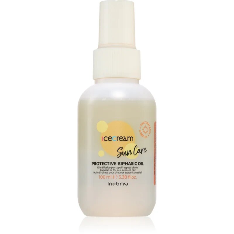 Inebrya Sun Care Protective Biphasic Oil олио за изтощена от слънце коса 100 мл.