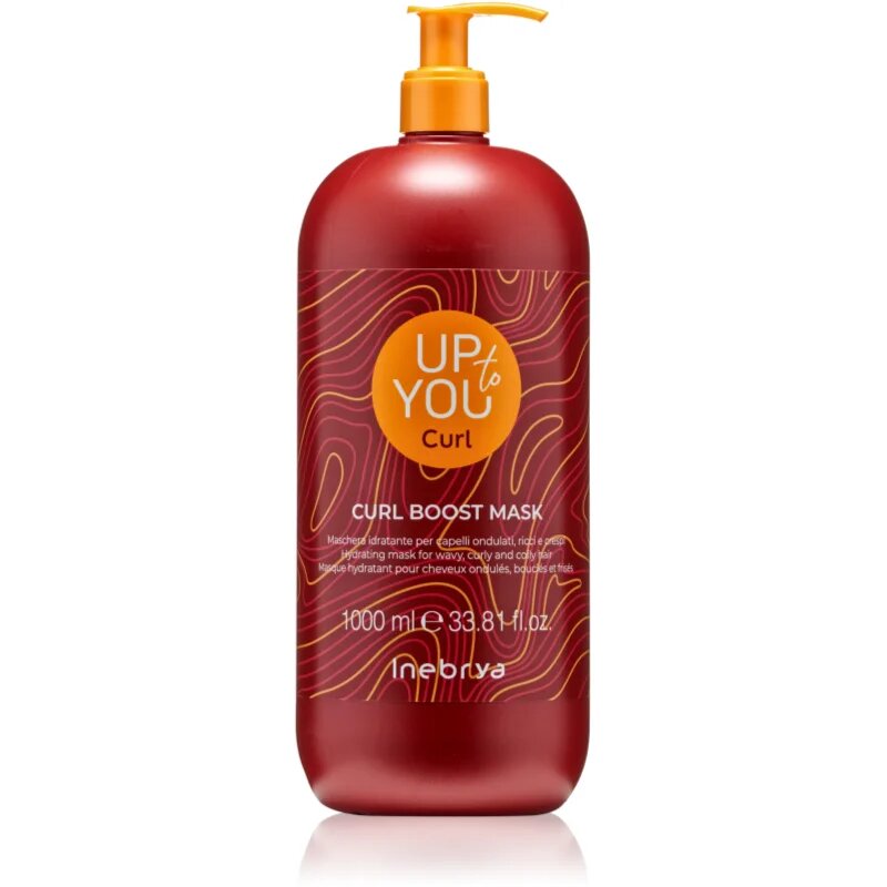 Inebrya Up To You Curl Boost Mask хидратираща маска за чуплива и къдрава коса 1000 мл.