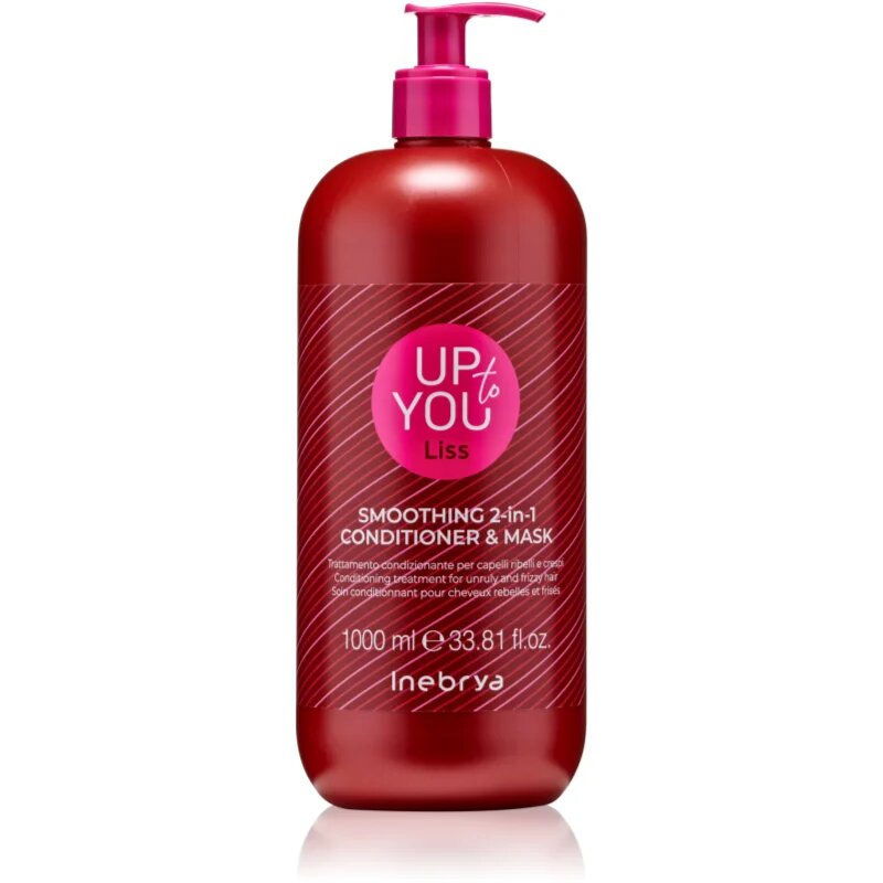 Inebrya Up To You Liss Smoothing 2-in-1 Mask & Conditioner изглаждаща грижа За коса 2в1 1000 мл.