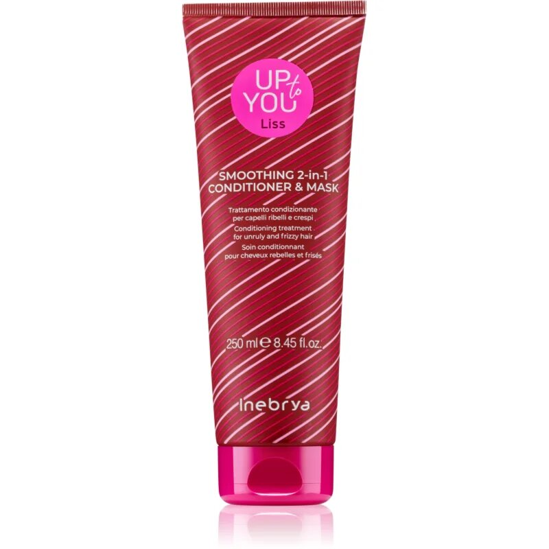 Inebrya Up To You Liss Smoothing 2-in-1 Mask & Conditioner изглаждаща грижа За коса 2в1 250 мл.