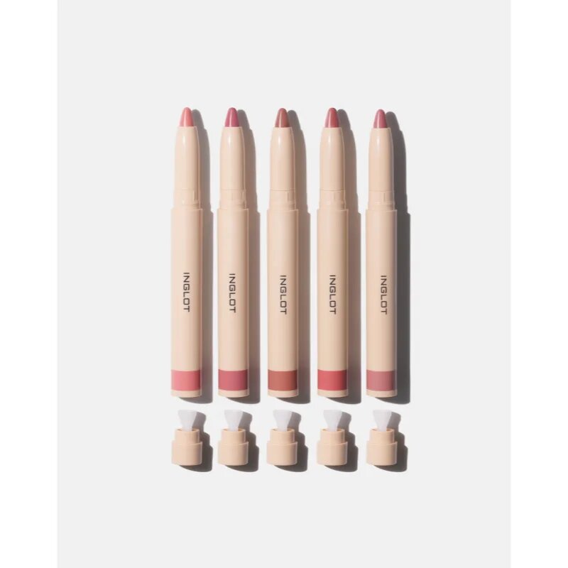Inglot PlayInn Velvet Define Lip Pencil интензивен молив за устни цвят MELLOWED MAGENTA 65 1.6 гр.